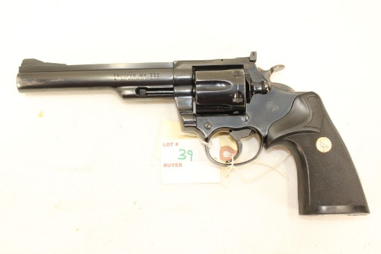 Colt Trooper MK III, .357mag, Revoler, blued, rubber grips, sn SN616161