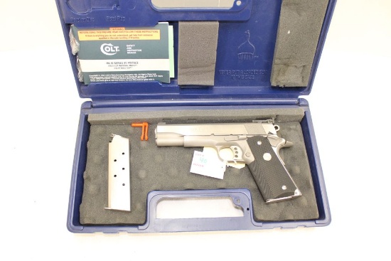 Colt Gold Cup Trophy, Stainless, .45 Auto, w/extra mag and hard case, sn GCT09916