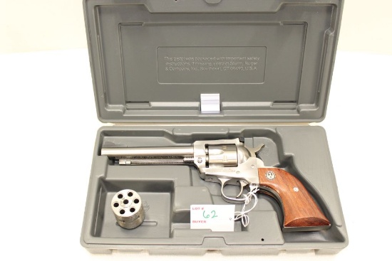 Ruger New Model Single Six, .22LR/.22WMR, 5 1/2" Barrel, Stainless, ANIB, sn 264-93120