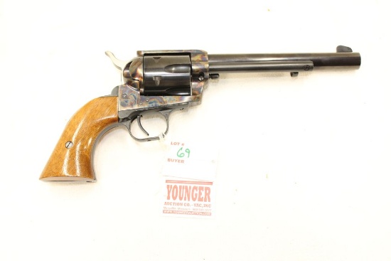 EAA Bounty Hunter, SA Revolver, .45 Colt, 6 3/4" Barrel, Blue Case Hardened, SN T3633 Like New