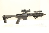 Anderson Mfg AM-15, Pistol, .223/5.56, with light, vortex strike fire red dot, nylon tactical case,