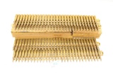 Japanese 4-30rd zippers, appears 7.7mm Jap, (120 total rounds) w/original packing boxes,  x4 bid