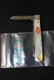 Case Collectors Club 1987 #0043, B12019ss 2 Blade Gray Bone Handle Knife With Case Shield, 4