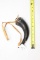 Black Powder horn, w/leather thong, 9