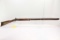 Hawken Percussion cap rifle, double set triggers, brass furniture,  brass patch box cover, no mfg. m