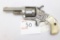 Prairie King Pocket Pistol Revolver, pearl grips, engraved stainless steel, made in 1878, .22 short/