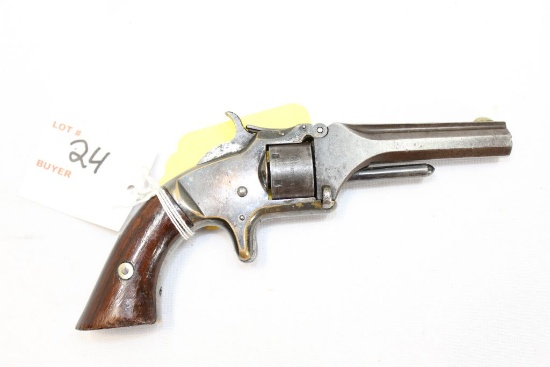 Smith & Wesson Vintage Black Powder pocket pistol, break open top, octagon barrel, stainell steel, 3