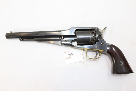 Remington New Army, .44cal black powder revolver pistol, very nice condition, 8" Barrel no s/n