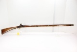 Flintlock Long Rifle, Black powder muzzle loading, maple stock, has 
