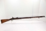British Tower 1862 percussion cap black powder musket, smooth bore, .75gauge, crown symbol stamped o