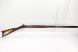 Kentucky long rifle, black powder percussion cap, 40