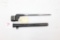 British Enfield No 4 MK II Spike rifle bayonet with scabbard