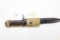 British Enfield No5 MKII jungle Carbine Bayonet with Scabbard and canvas frog