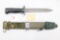 US Type M5 Bayonet (1955) with Scabbard stamped USM8A1 WD