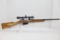 Argentine M91 Sporterized 7.65mm Rifle 25x32 Scope #A3191