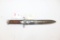 Italian M1938 Carcano Bayonet Non-Folding w/ Metal Scabbard