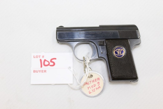 Walther Model 9, 6.35mm Sn# 443254