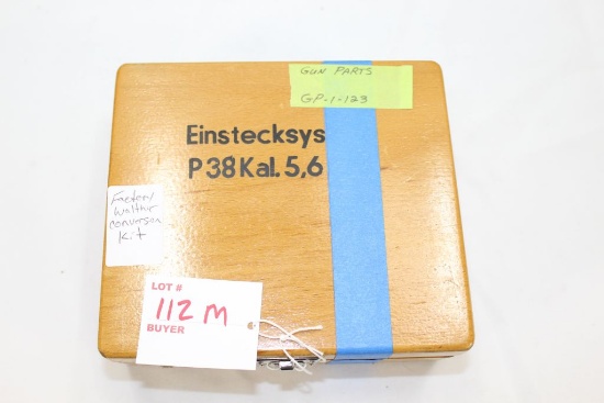 Factory Walther 22 Caliber Conversion Kit w/2 Magazines and Original Wood Box