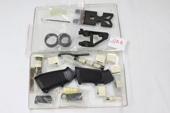 AR-15 Parts Including Sights, Grips, BBL & Stock Wrench, Flash Hiders