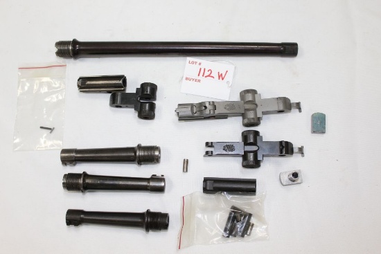 German Luger Parts Barrels, Bolts Etc.