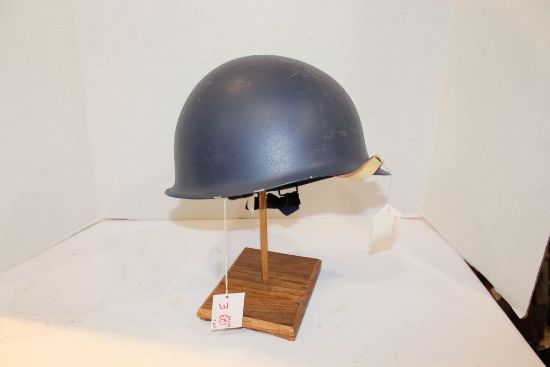 Belgian Steel Helmet (Blue) Complete