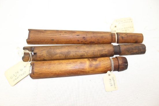 Italian Carcano M1938 Wooden Stock Grips 3x qty