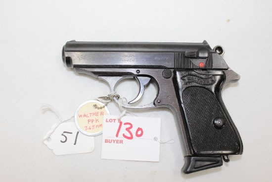 Walther Model PPK 7.65mm WWII Bring Back, Nazi marked, holster, lanyard, matching #'s, aftermarket m