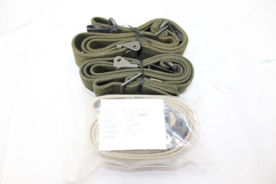 Bag of US Military Canvas Slings 3x qty
