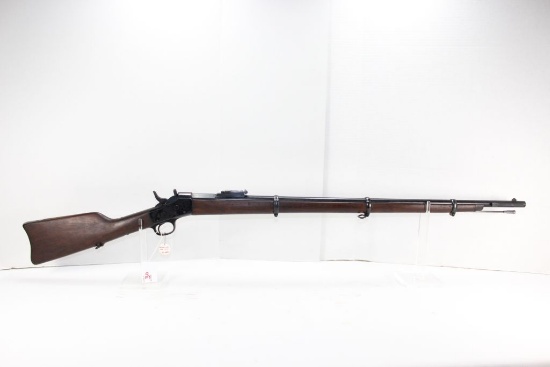 E remington and Sons Argentina model 1879 single shot rolling block. 43 Spanish Cal., very nice clea