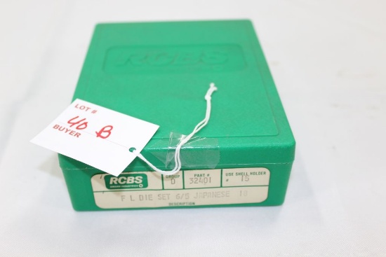 RCBS Reloading Equipment 6/5 Japanese 18 Die Set