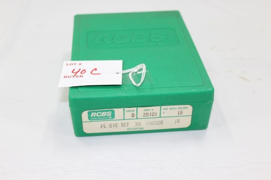 RCBS Reloading Equipment 30 Mauser 18 Die Set