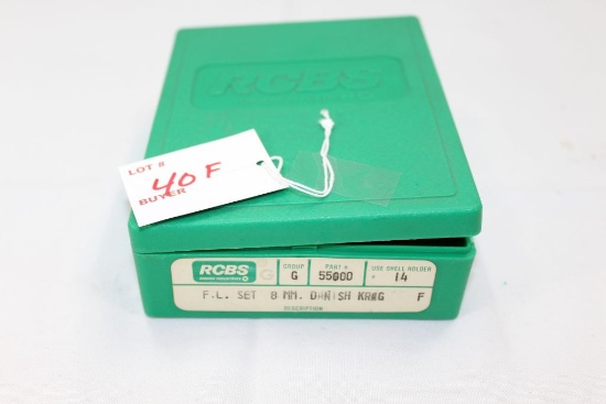 RCBS Reloading Equipment 8mm Danish Krag Die Set