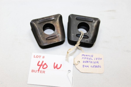 2 French Model 1890 Berthier 8mm Lebel Clips
