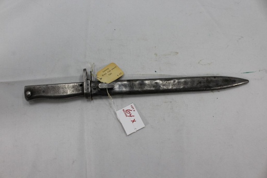 German Model 1916 Ersatz Bayonet #6301 w/ Metal Scabbard