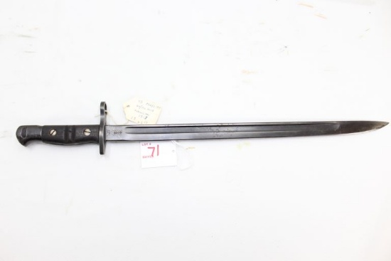 US Model 1917 Bayonet, stamped Remington 1913 C17