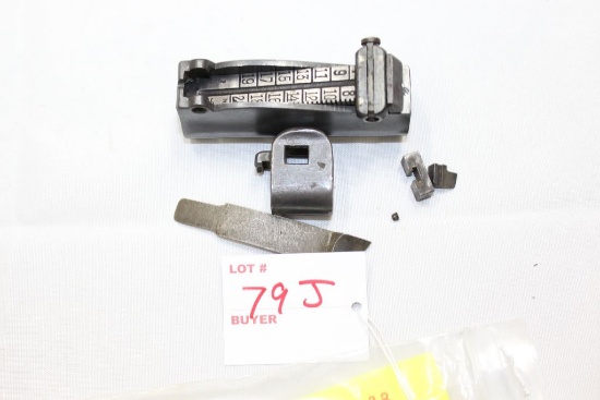 Kar98K Rear and Front Sight Mounting Parts