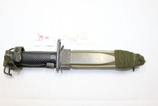 US M6 Bayonet w/ Scabbard and Frog