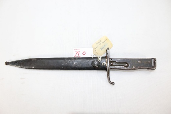German M1916 Ersatz Bayonet w/ Metal Scabbard