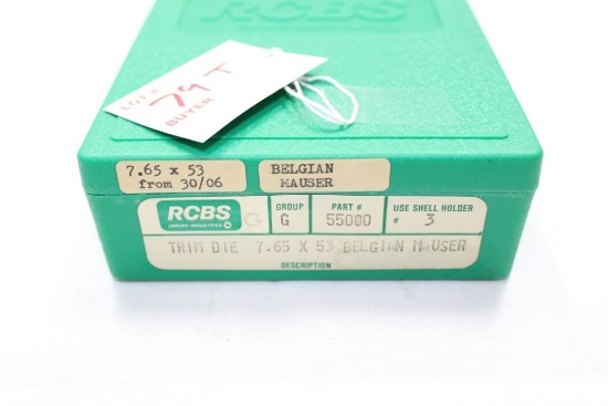 RCBS Reloading Equipment 7.65mm Belgian Mauser Die Set