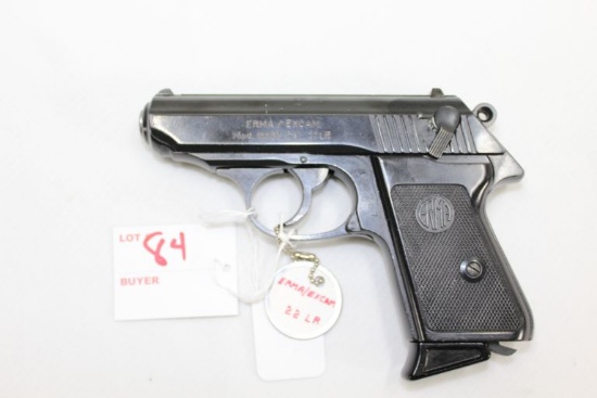 ERMA/EXCAM Model RX22 22. LR Semi-Auto Handgun Sn# J20787