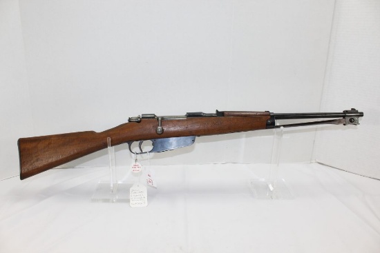 Italian Model M91 6.5mm Cal w/ Bayonet and Leather Sling #SC3619