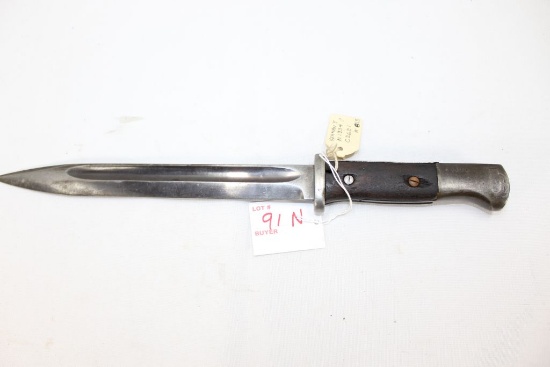 German M1934 Bayonet #C2621 - No Scabbard