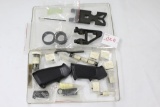 AR-15 Parts Including Sights, Grips, BBL & Stock Wrench, Flash Hiders