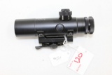 Colt manufactured 3x20 AR 15 carry handle scope with built in mount, excellent condition, w/duplex c