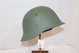 Bulgarian Model M36 steel helmet with leather liner