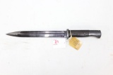 German Model 1884/98 bayonet without scabbard, #D17147 on handle