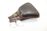 Japanese Nambu Handgun Leather Holster - Well Used