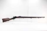 E remington and Sons Argentina model 1879 single shot rolling block. 43 Spanish Cal., very nice clea