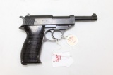 Walther P38 9mm, made in 1942, nazi marked, WWII bring back, 8rd mag, double action, sn# 1634H