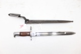 US Model 1898 Bayonet with Metal Scabbard, stamped 
